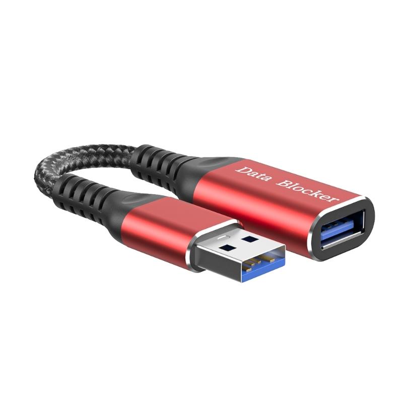 

USB Female to Male Charging Cable Data Blocker Only for Charging No Data Transfer for Computers and Chargers 12cm 1