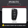 3 Buttons Zinc Alloy Car Key Case Cover Shell Fob for  A1 A3 A4 8P 8L 8V A5 B6 B7 A6 A7 C5 C6 Q3 Q5 Q7 4F S3 S4 S6 RS3 TT