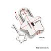 Alloy Star Lock for Drawers, Doors, Cabinets, Backpacks, and Luggage