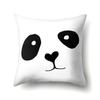 Polyester Pillow Case Car Decoration Home Printed Black and White Geometric Car Cushion Head Cushion Cover