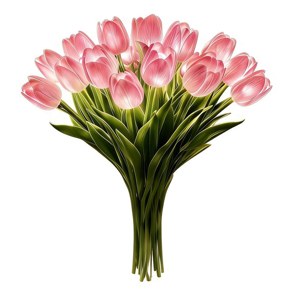 15Pcs LED Adjustable Tulip Lamp Night Simulation Flower Atmosphere Desk Light Room Table Decoration Lamp Gift for Girl friend