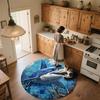 Shark,Round Area Rug,Carpet Rug for Living Room Bedroom Sofa Playroom Decor,Non-slip Floor Mat
