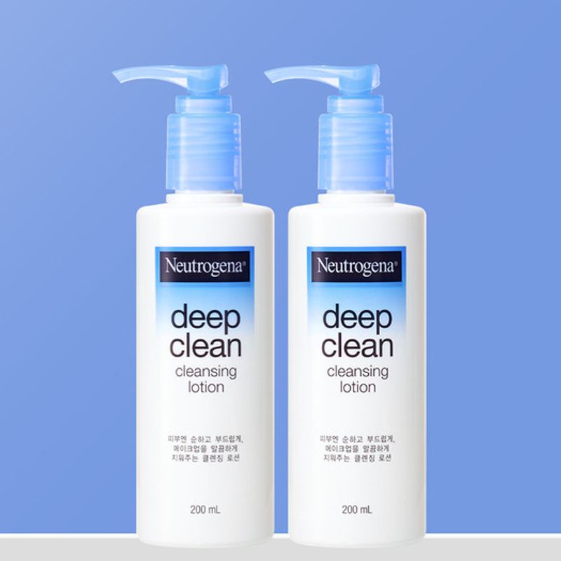 Neutrogena Deep Clean Очищающий лосьон 200 мл x 2