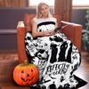 Halloween Witch Pattern Blanket Decoration Flannel Soft Comfortable Home Blanket Thermal Blanket Holiday Gift