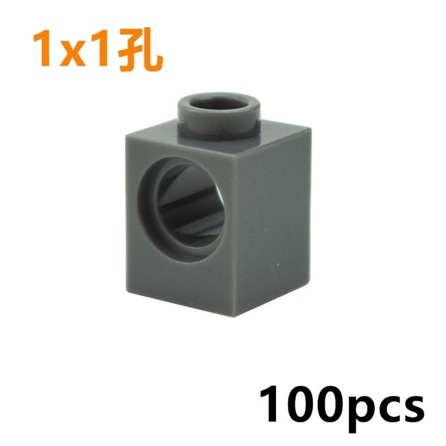 Technical Building Block MOC Combination Studded Long Beam with Hole Thick Bricks Compatible 3703 32018 3895 2730 3894 3701 3700