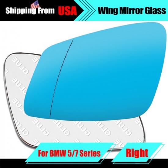 For BMW 5 7 Series 2009-2016 Right Passenger Side Wing Mirror Blind Spot Glass