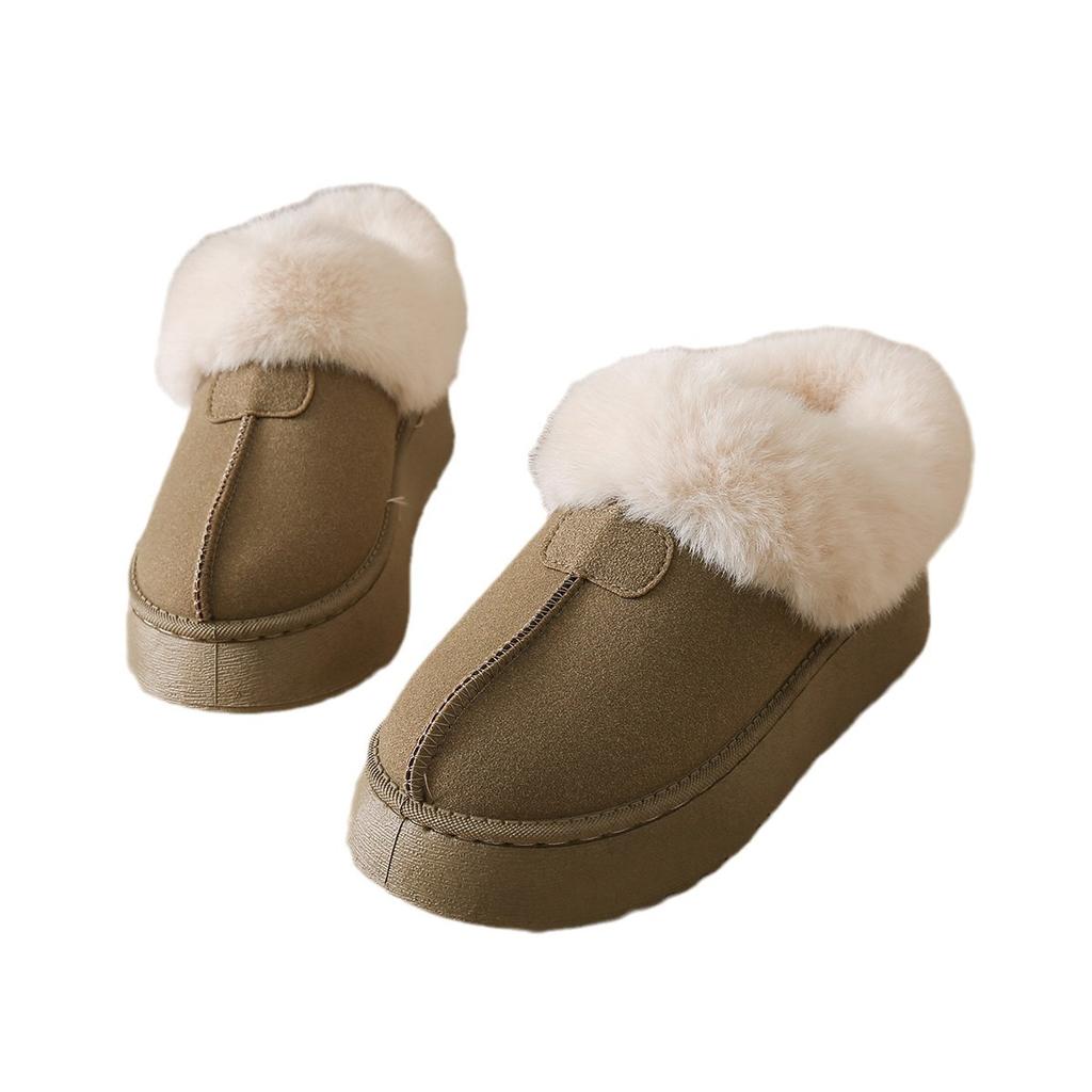 Mao Mao Snow Boots Women's Winter New Thick-soled Short Tube Thickened Lazy Cotton Shoes Women