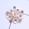 Sparkling Crystal Flower Floral Brooch Elegant Rhinestones Decoration Jewelry Gift For Women Dress Coat Accessories