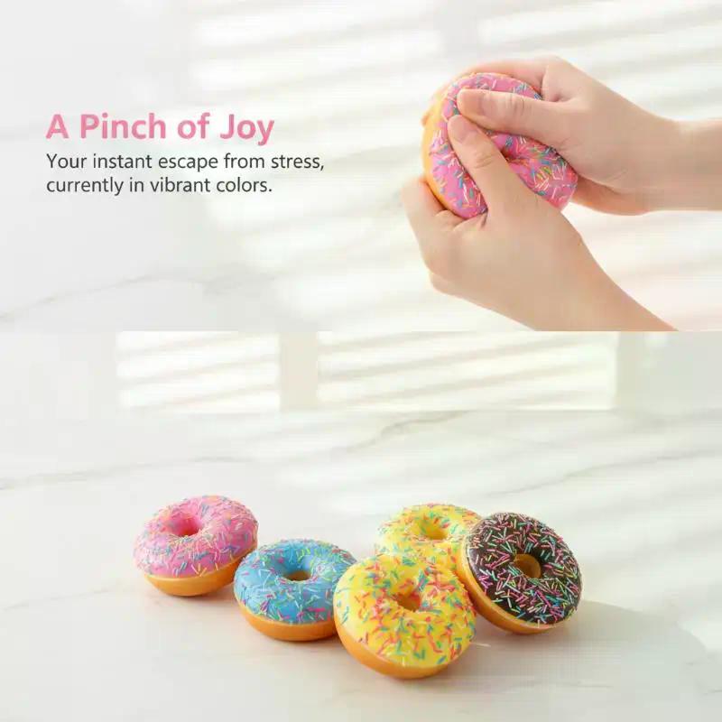Simulation Donut Squeeze Fidget Toy Food Cake Toy