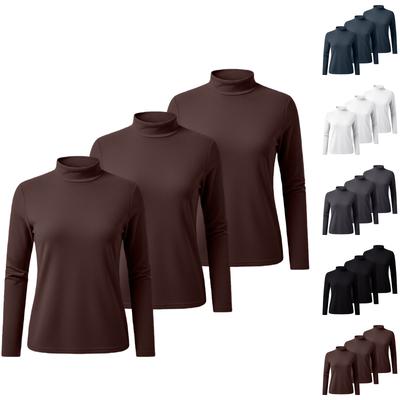 Damen Winter Deutsches Samt Langarm-T-Shirt Warmes Unterteil