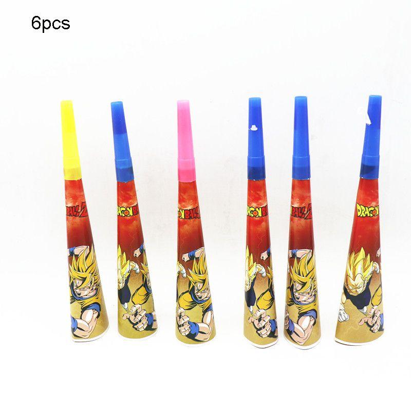 

Тематика Dragon Ball Z, Декор для вечеринки, Посуда, Украшения для вечеринки по случаю дня рождения 6pcs-Horns