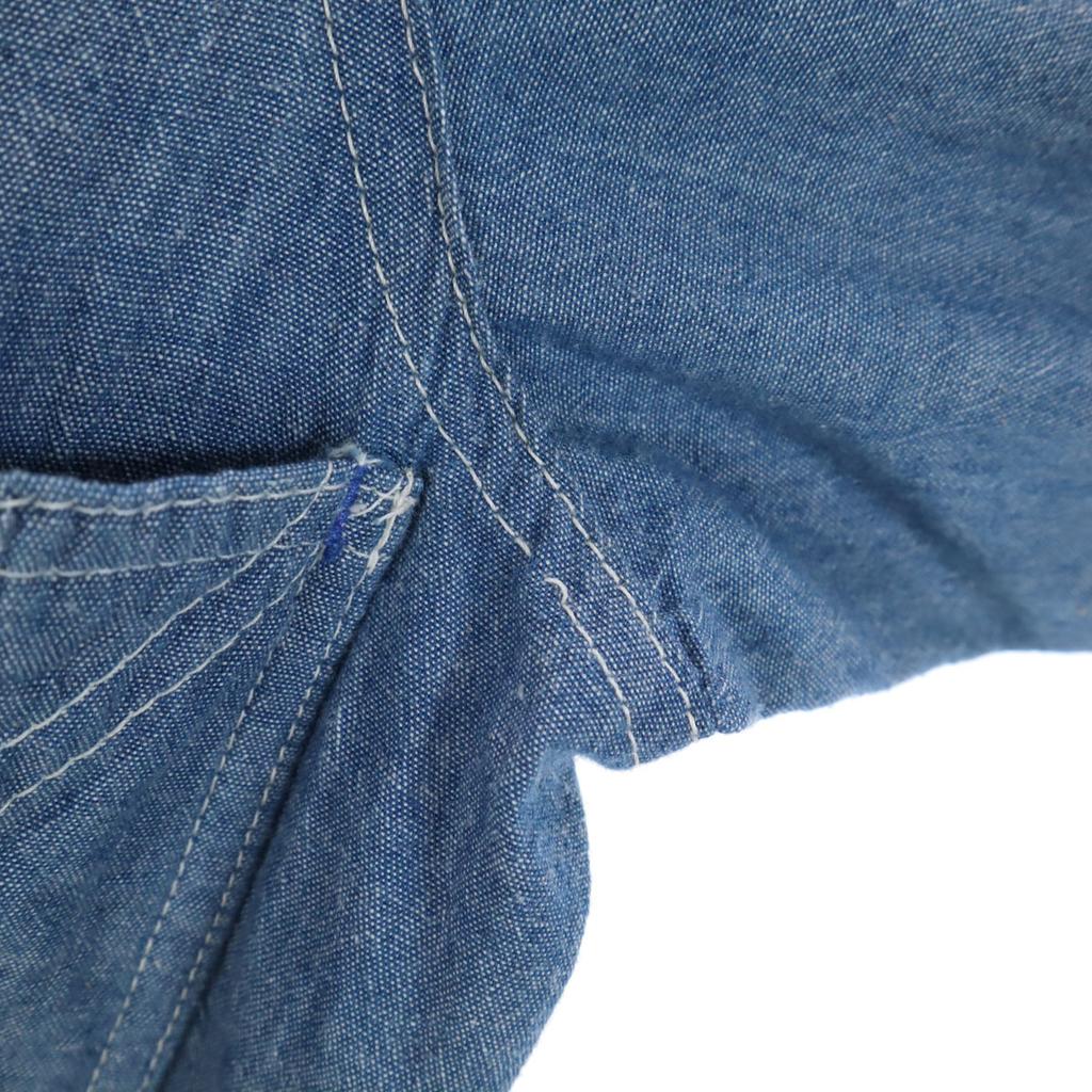 BALANCE + HARMONY Made In USA Long Sleeve Coverall M Blue B&H Men's Used