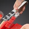 Ergonomic Kitchen Tool For Precise Watermelon Cantaloupe Slicing Stainless Steel Fruit Cutter Efficient Kitchen Gadget