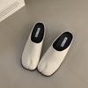 Bailamos Women Split Toe Slippers Round Toe Shallow Lazy Boat Slingback Mules Shoes Tabi Ninja Slip On Flats Soft Loafers Mujer