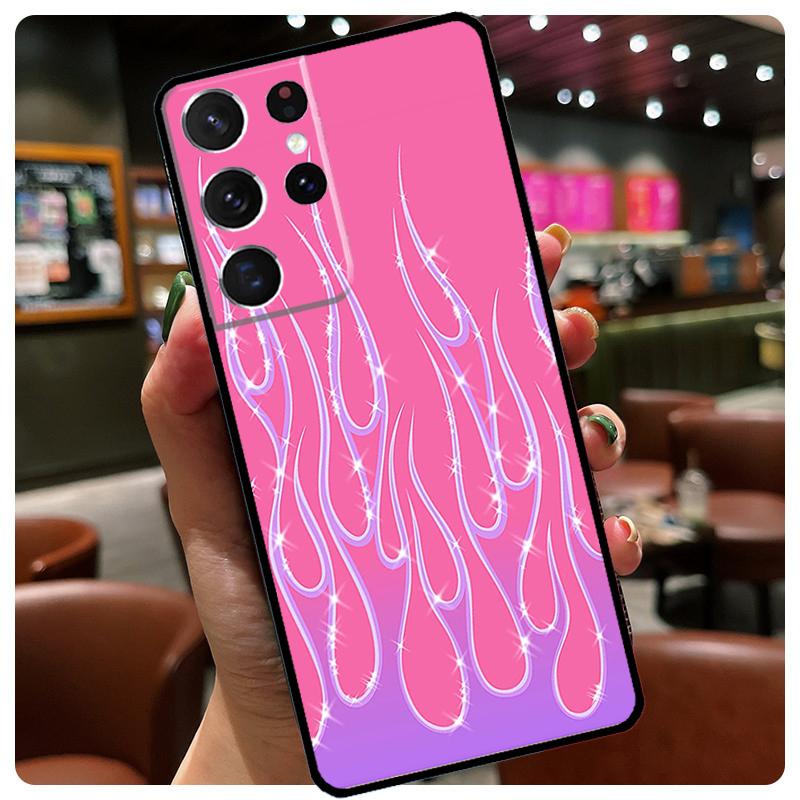 Trippy Indie  Y2K Aesthetic Phone Cover For Samsung Galaxy S23 S21 S22 Ultra S20 FE Note 20 Note 10 S8 S9 S10 Plus Case