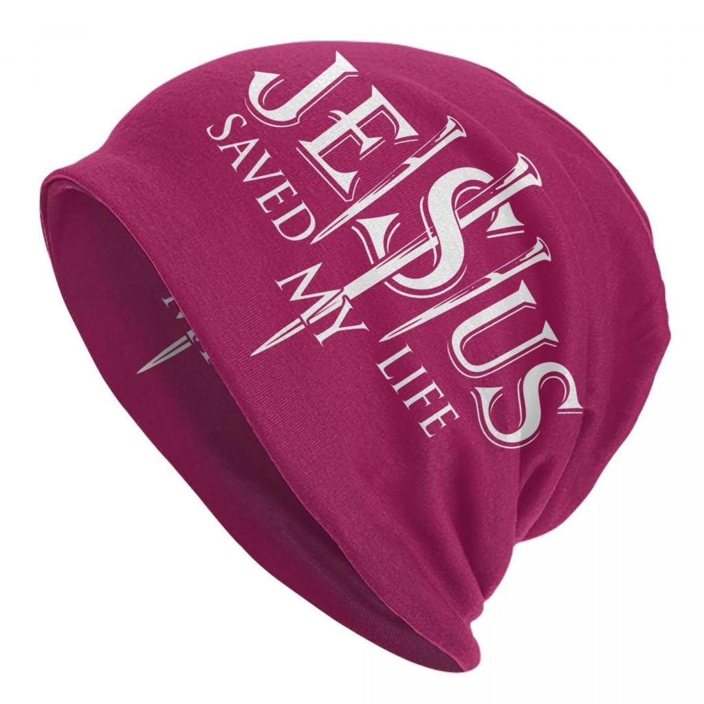 Custom Yeshua Jesus Christian Skullies Beanies Caps Unisex Winter Warm Knitting Hat Street Adult Bonnet Hats Outdoor Ski Cap