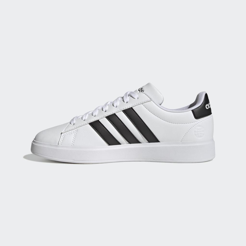 Grand Court Chaussures Blanc Taille cm 2.0 Baskets, Blanc/Noir Core/Chaussures (GW9195), 26,0