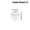 1Pc 1/2" 3/4" 1" &1 1/4"&1 1/2"Double Female Thread PVC  Garden Watering Irrigation Fitting Connector Fish Tank Detachable Joint