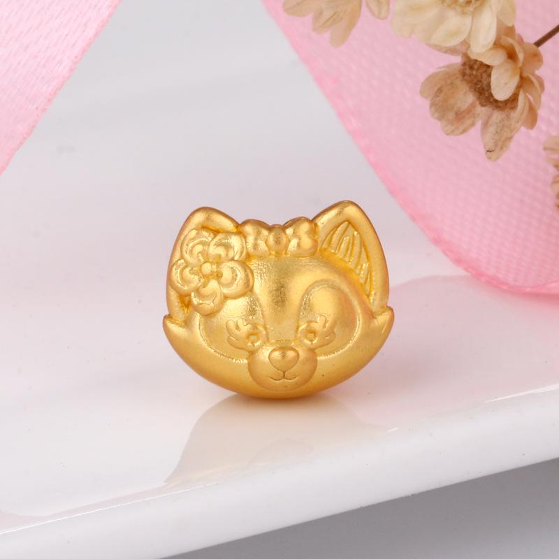 999 Sterling Silver Sanrio LinaBell Clown Kawsada Daji DIY Pure Silver Beading Accessories