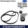 3Pcs Serpentine Belt Drive Component Kit for Hyundai Tucson Elantra Kia Forte Soul