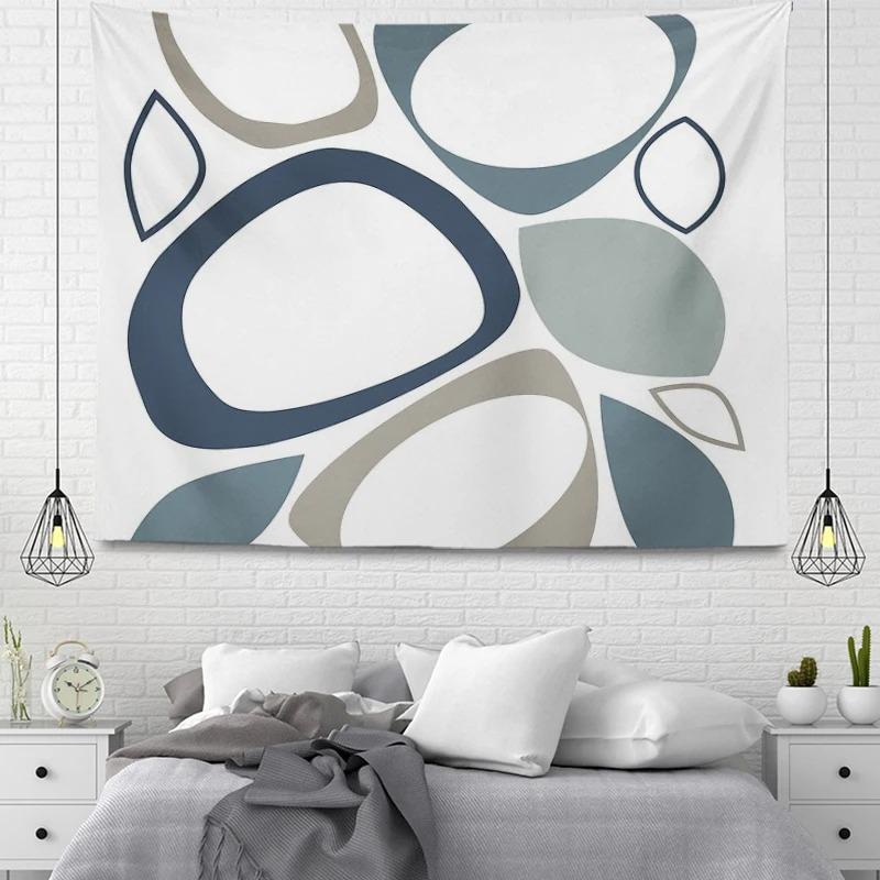 Office Living Room Tapestry Simple Geometric Decorative Hanging Cloth Home Wall Decoration Tapestry