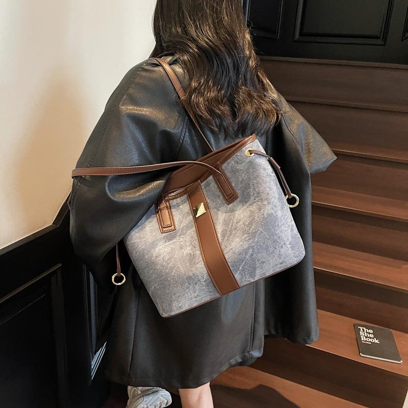 Large capacity bag women's bag new trend simple women's shoulder bag underarm tote bag