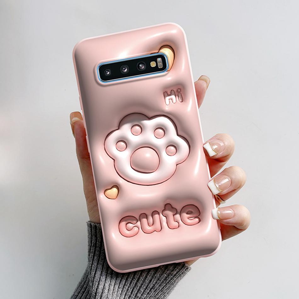 Für Samsung Galaxy S10 Plus Hülle SM-G975F Astronaut Handyhülle Für Samsung S10 S10E SM-G973F SM-G970F S 10 S10Plus S10e Bumper