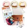 5colori Beginner's Punch Needle Kit: Easy Cleanup, Video Tutorial and Patterns, 15-Piece Tool Kit Developed for First-Time Embroidery Thread Punch Nee