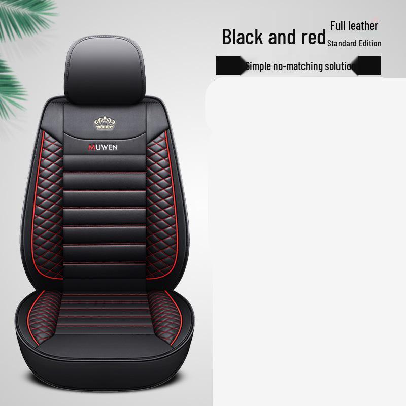 All-Season Leather & Ice Silk Full-Coverage Seat Covers for New RAV4, Corolla, CHR, and Camry