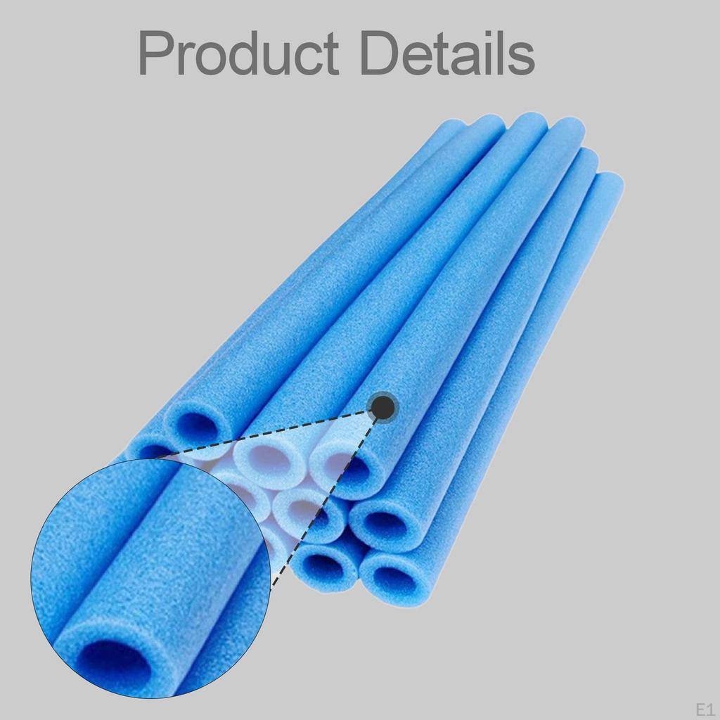 12 Foam Covers for Trampoline Poles, 40 Cm, Easy To Assemble, Portable, , Direct Replacement
