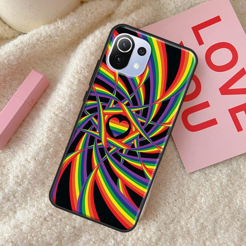 Gay Pride LGBT Rainbow Flag Case For POCO X5 X3 X4 F5 Pro F3 F4 GT C40 M5s Phone Cover For Xiaomi 13 11T 12T Pro 12 Lite