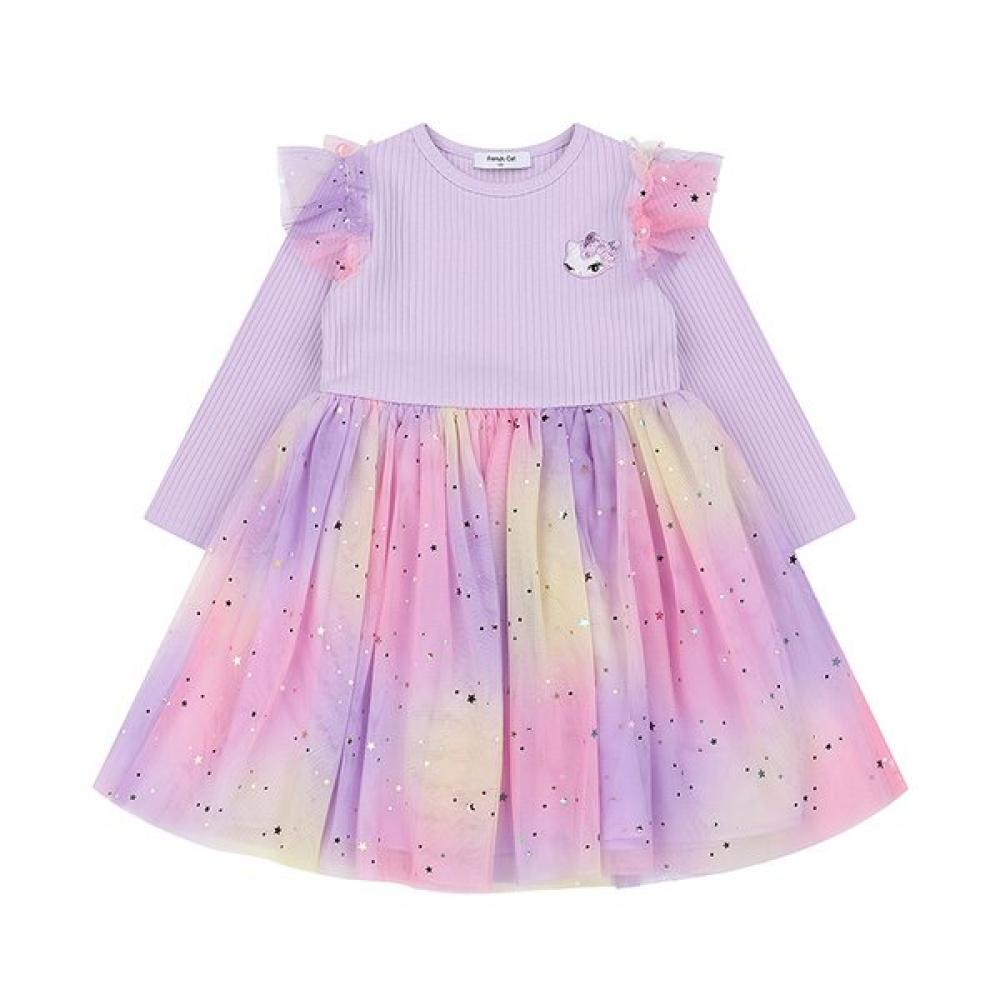 French Cat Rainbow Star Dress Q64ddo190 Do202