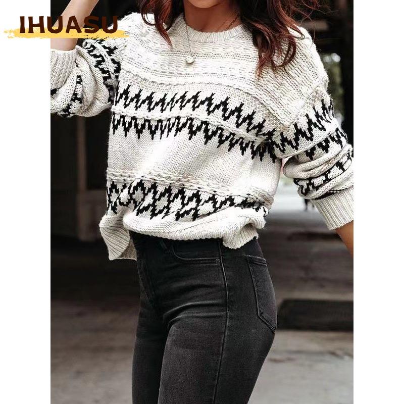 IHUASU Women's Fashion Casual Long Sleeve Hoodies & Sweatshirts
