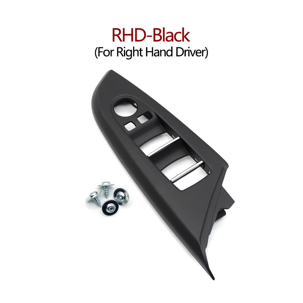 LHD RHD Car Interior Driver Door Window Lifting Switch Panel Outer Cover Decorative Frame Replace For BMW X3 F25 2011-2017