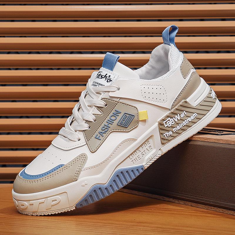 Fashion Men Casual Shoes Comfortable Sports Sneakers Leather Men Boots Platform Shoes Hard-Wearing Sneakers Mens Vulcanize Shoes