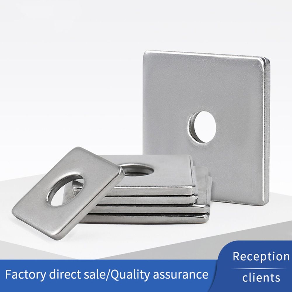 10Pcs M3-M20 Square Flat Washer Square Design Square Gasket  for Construction Machinery