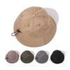 Men Women Summer Sun Hat Uv Protection Bucket Hat Outdoor Hiking Fishing Breathable Basin Cap Ponytail Design