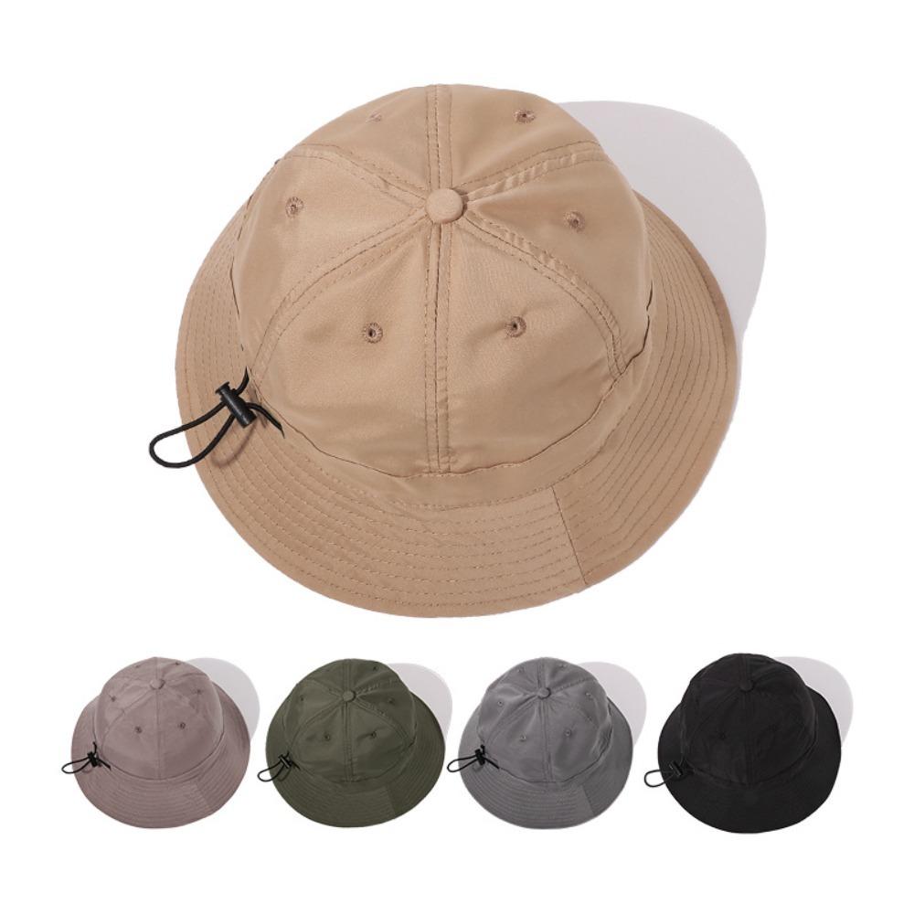 Men Women Summer Sun Hat Uv Protection Bucket Hat Outdoor Hiking Fishing Breathable Basin Cap Ponytail Design