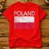 Vintage Poland Polish Flag Pride Gift Cotton T Shirt For Unisexs Summer Poland Polska Polish Tshirts Harajuku Tee Shirt Clothing