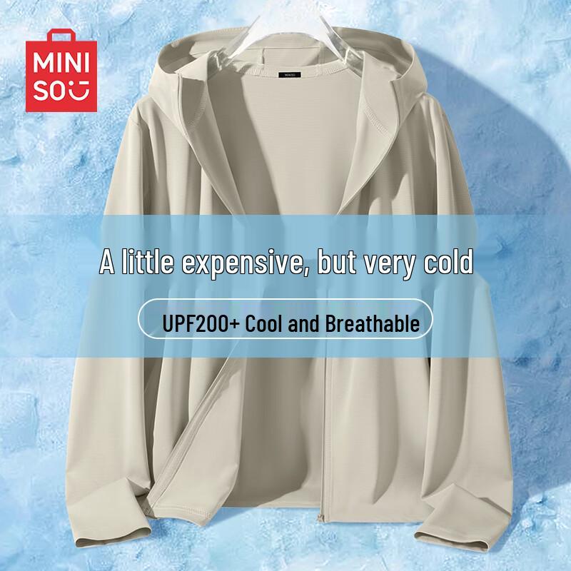 MINISO Men s Ice Silk UV Protection Hoodie L