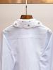 High-End Women's Girly Sweet Lace Beaded Doll Collar Striped Shirt - Spring New Arrivals