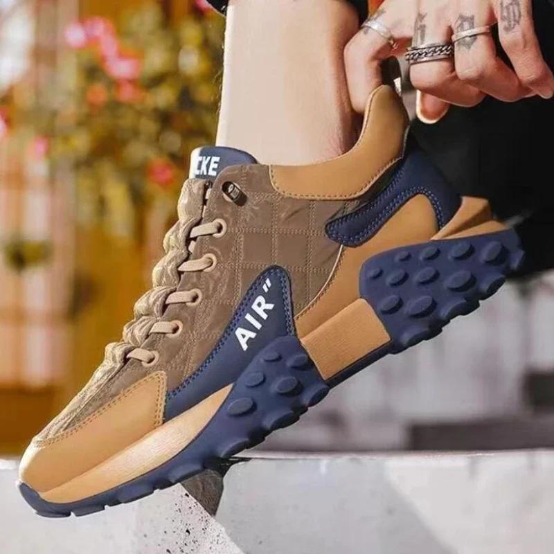 New Fashion High Quality Men Tennis Sneakers Shoes Comfort Jogging Casual Shoes Outdoor Non-slip Walking Footwear Plus Size 46