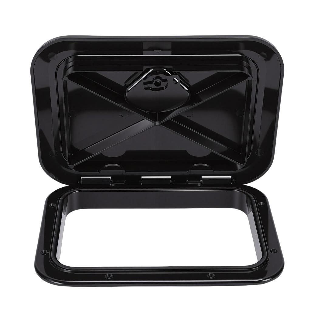 Boat Hatch Deck Cover Waterproofing Cover Black Rectangle Boat Access Door for Sailboats Yachts