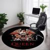 1pc Queen Music Office Round Area Rug, Under Office Chairs Bedroom Living Room Home Decor A1022279