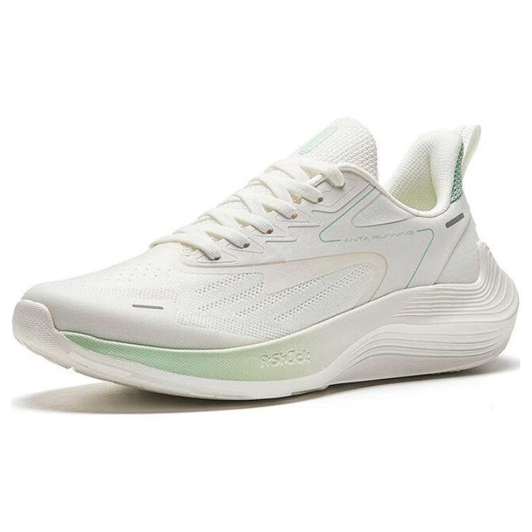 Anta New Poison Spike Non-Slip Low-Top Running Shoes Women sneaker White Green 922335580-1