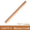 Beech Wood Non-Stick Rolling Pin for Noodles and Dumplings – Available in Various Sizes