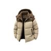 Men's Winter Hooded Cotton Jacket - European Size, Warm & Thick, Detachable Hood, Casual Style.