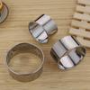 5Pcs Stainless Steel Round Cookie Cutters Pie Press  Cookie  DIY Dumplings Skin Cutting Tools Kitchen Accessories
