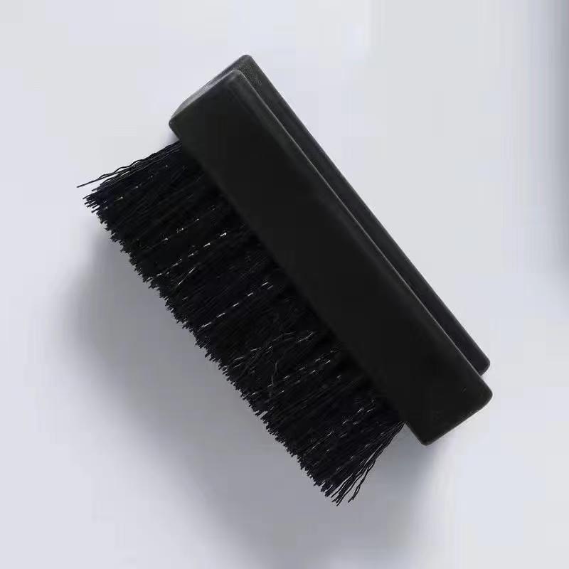 1 Pair Of Nylon Shoe Brushes, With Soft And Hard Bristles Suitable For Deep Cleaning, A Durable Household Shoe Care Tool.