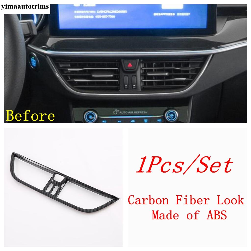 

Center Shift Gear Water Cup Holder Panel / Middle AC Air Console Frame Cover Trim Accessories For Ford Focus MK4 2024 Middle Air AC Vent